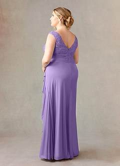 Azazie Edelin Mother of the Bride Dresses Tahiti A-Line Sweetheart Neckline Pleated Mesh Dress image11