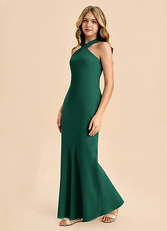 Azazie Doretta Junior Klä av Tubklänning i Chiffong Plisserad image4