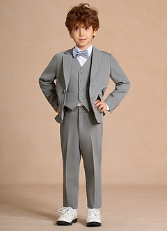 front Oliver Garçons Gris Costume 5 pièces