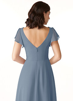 Azazie Omari Bridesmaid Dresses Twilight A-Line Chiffon Dress image6