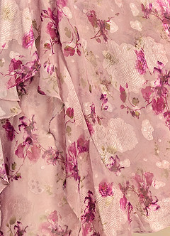 Harmony Mauve Floral Midi Dress image7