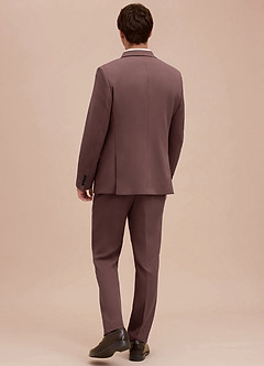 front Ethan Champagne Refined Weave Performance Suit Jacket