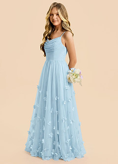 front Azazie Bella Junior Formal Dress