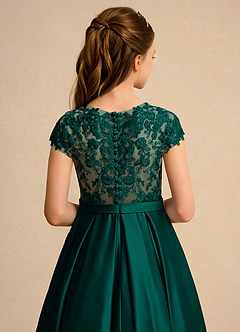 Azazie Bunny Junior Formal Flower Girl Klänningar Klä Balklänning i Spets image7