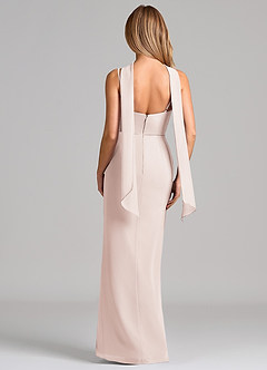 Azazie Calandra Suknie dla druhen Osłona Pofałdowany Szyfon Do ziemi Sukienka image2