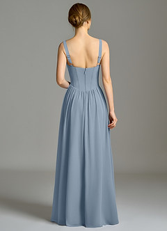 Azazie Porscha Suknie dla druhen Linia A Dekolt w kształcie serca Szyfon Do ziemi Sukienka image6