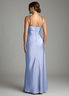 Azazie Ellia Brudtärnklänningar Klä av Tubklänning i Stretch Satin Rosett Is image5