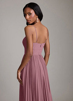 Azazie Akiko Bridesmaid Dresses Amethyst A-Line Sweetheart Neckline Chiffon Dress image6