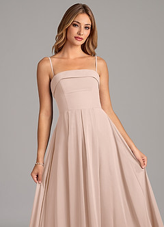 Azazie Lucienne Bridesmaid Dresses English Rose A-Line Strapless Chiffon Convertible Dress image7