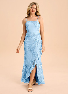front Azazie Buzzy Junior Formal Dress