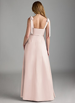 Azazie Lizet Bridesmaid Dresses Rose Petal A-Line Sweetheart Neckline Chiffon Dress image2