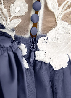 Azazie Sundae Blumenmädchenkleider Ballkleid Spitze Kleid Sturm image8
