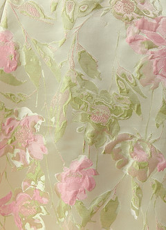 Raquel Blush Floral Green Maxi Dress image6
