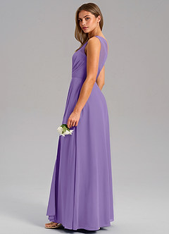Azazie Phaedra Bridesmaid Dresses Tahiti A-Line One Shoulder Chiffon Dress image6