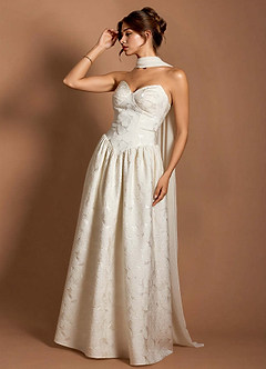 Maxi jurk Astra Franse Witte image5