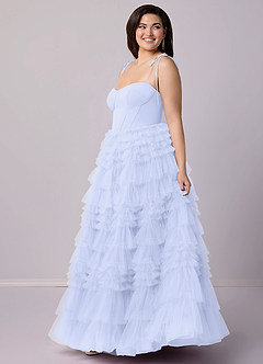 Barbie ♥ Azazie Bridesmaid Dresses Lavender A-Line Sweetheart Neckline Tulle Dress image10