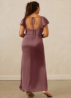 Christian Siriano Bridal for Azazie 1005 Bridesmaid Dresses Vintage Mauve Sheath Sweetheart Neckline Stretch Satin Dress image15