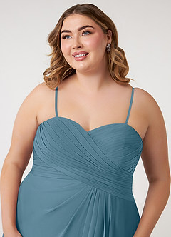 Azazie Arabella Allure Bridesmaid Dresses Bermuda A-Line Sweetheart Neckline Chiffon Convertible Dress image19