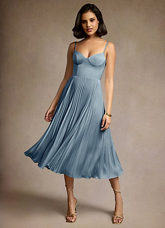 Vestido Azul Pálido Midi Dulcie image2