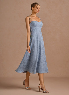 Vestido Azul Pálido Midi Evelyne image5