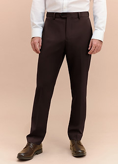 front James Ganache Structured Stretch 3-piece suit