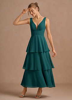 Robe Mi-Longue Paon Melisande image3