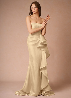 Cressidia 샴페인 맥시 드레스 image6