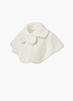 front Capa de pele sintética com laço para florista