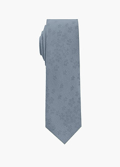 front Conjunto de corbata jacquard y pañuelo de bolsillo