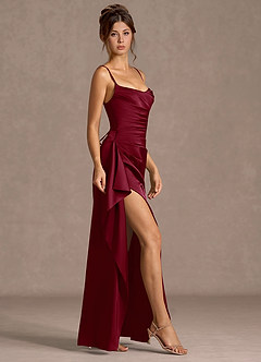 Thora Merlot Robe de bal image3