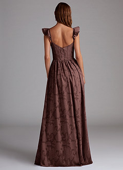 Denisse Mocha Coco Corset Maxi Dress image2