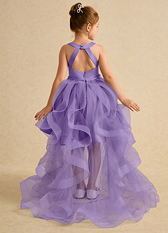 Azazie Julietta Flower Girl Dresses Tahiti Ball-Gown Convertible Tulle Dress image1