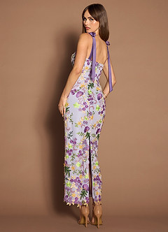 Sheryl Lilac Multi Maxi Dress image2