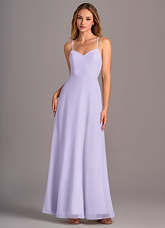 Azazie Mei Bridesmaid Dresses Lilac A-Line Chiffon Dress image1