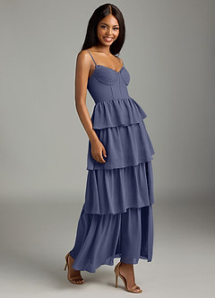 Azazie Kaiden Bridesmaid Dresses Stormy A-Line Sweetheart Neckline Chiffon Dress image3