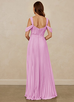 Christian Siriano Bridal for Azazie 1013 Bridesmaid Dresses Candy Pink A-Line Off the Shoulder Chiffon Dress image3