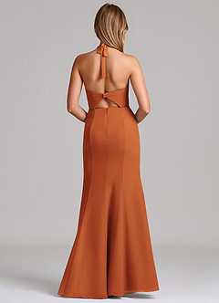 Azazie Emeria Bridesmaid Dresses Cinnamon Mermaid Sweetheart Neckline Chiffon Dress image2