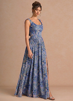 Aurore Lilac Floral Maxi Dress image3