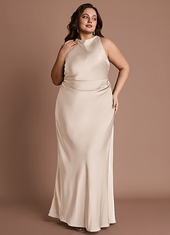 Abito Lungo Crema Evadne image11