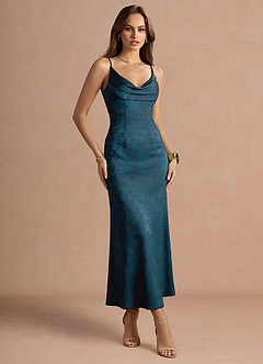 Robe Longue Marineblau Leah image1