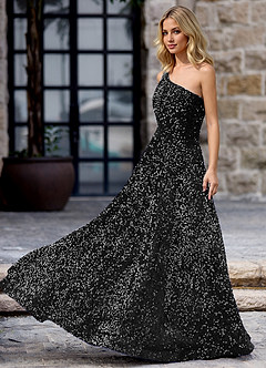 Savannah Black Maxi Dress image5