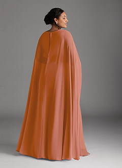 Azazie Isa Mother of the Bride Dresses MAI TAI A-Line V-Neck Pleated Chiffon Dress image8