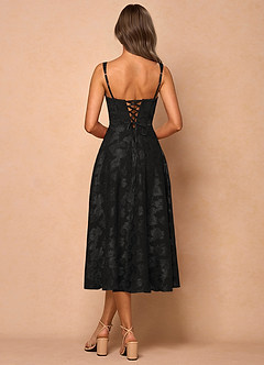 Vestido Negro Midi Sylvie image4