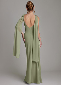 Azazie Essence 신부 들러리 드레스 쉬스 쉬폰 바닥 길이 드레스 image8