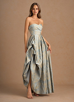 Maelis Vintage Blue Maxi Gown image6