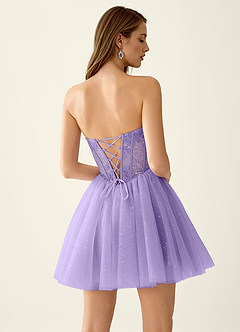 Florisse Purper Mini-jurk image2