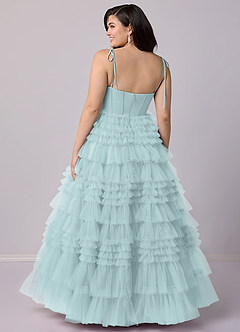 Barbie ♥ Azazie Bridesmaid Dresses Mist A-Line Sweetheart Neckline Tulle Dress image7