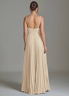 Azazie Catie Abiti da Damigella Abito A-Line in Chiffon Scollo a Cuore Champagne image6