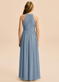 Azazie Elara Junior Klä av A-Line i Chiffong Plisserad image2