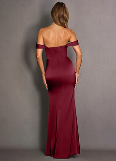 Valine Merlot Maxi Dress image3